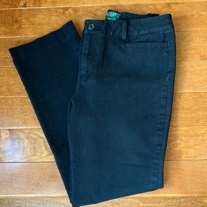 Ralph Lauren Catlin Petite Black Dress Pants Size 8P
